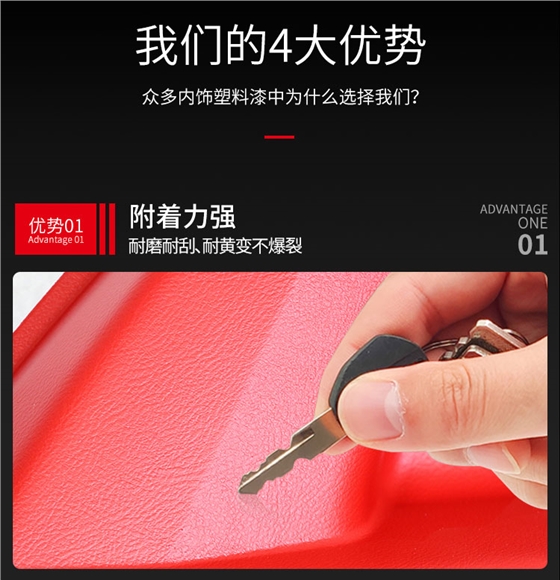 水性汽车塑料漆