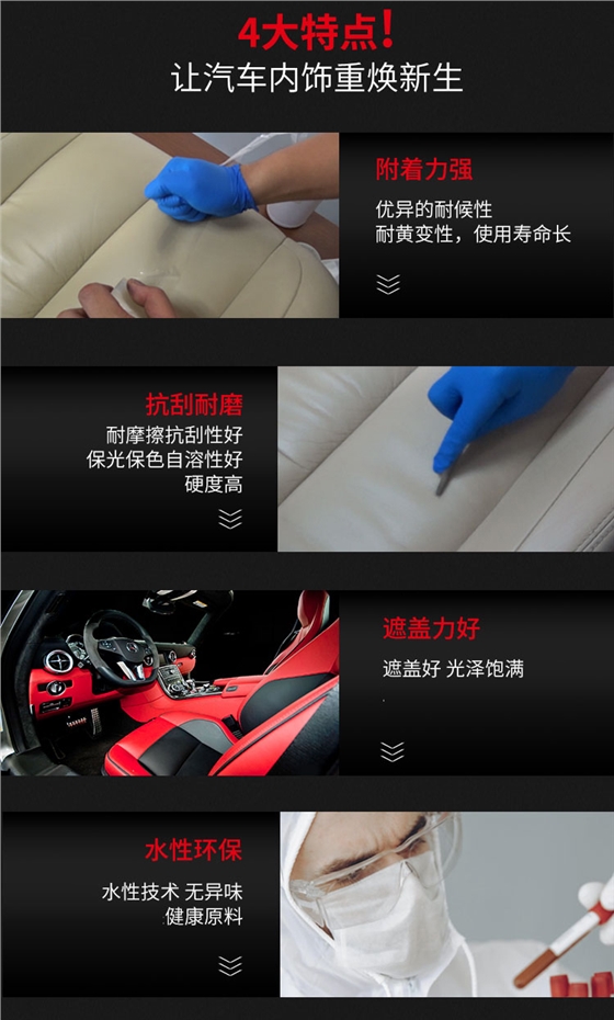 汽车内饰皮革漆 汽车内饰皮革漆