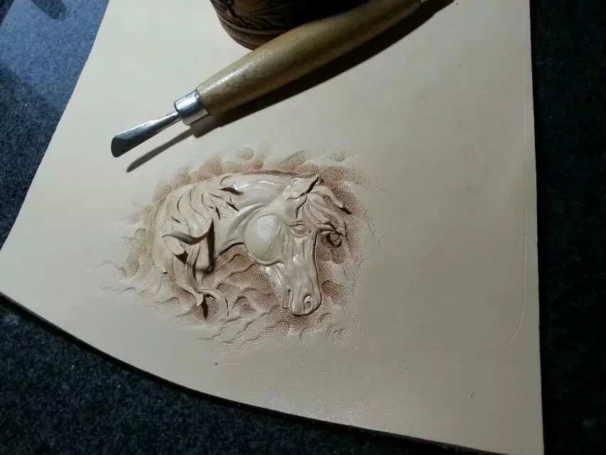 皮雕上色用好威 皮雕上色用好威