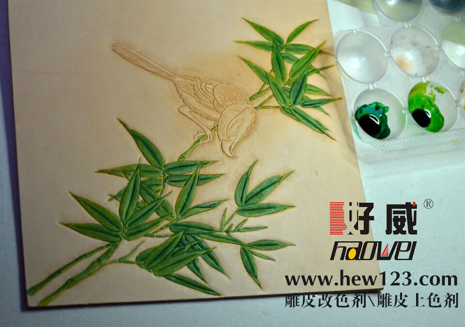 皮雕上色用好威 皮雕上色用好威