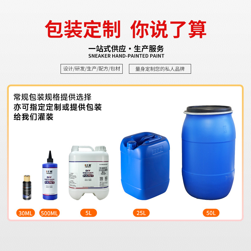 球鞋定制颜料规格